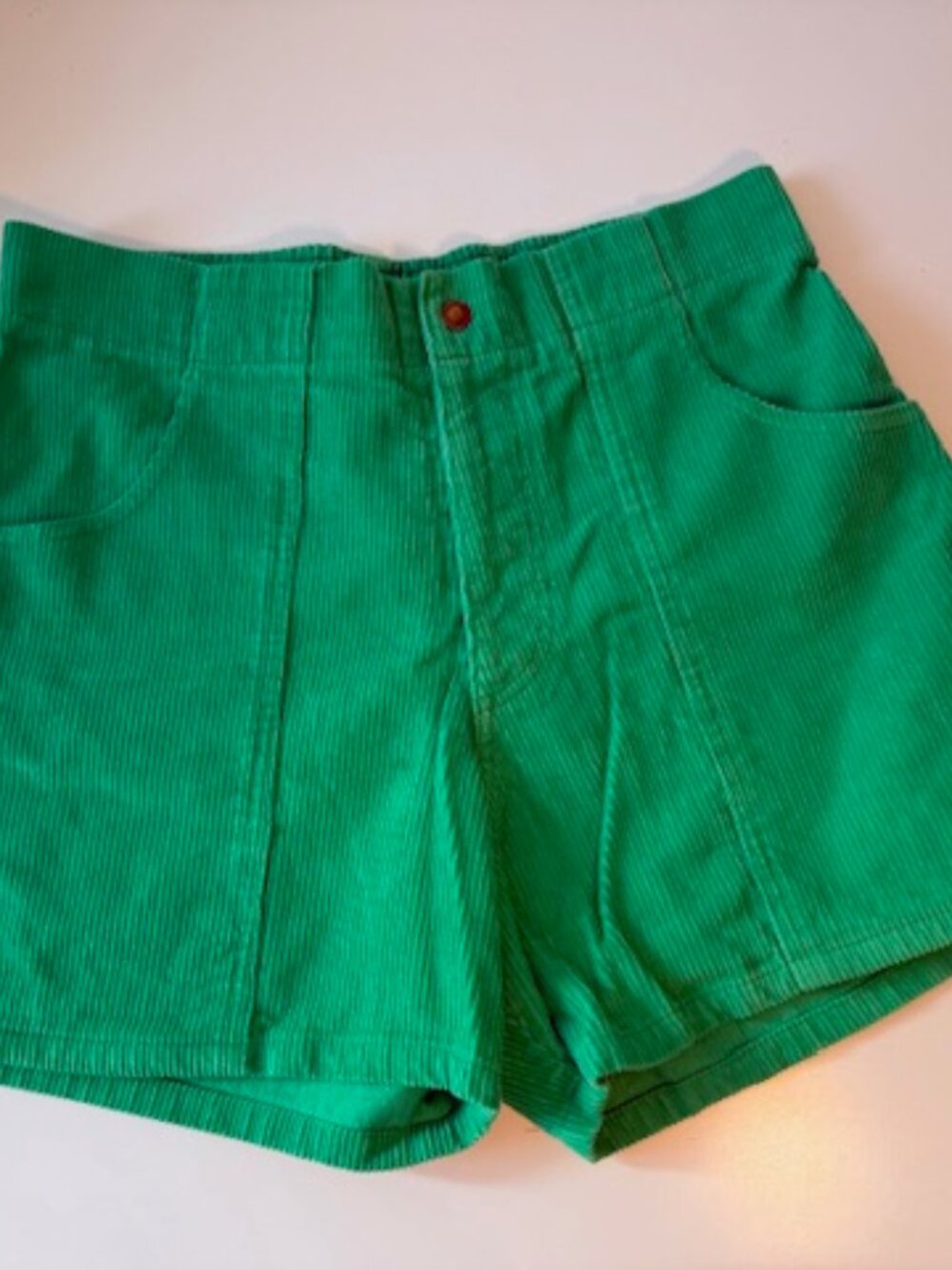 Hammies Green Corduroy Women's Shorts